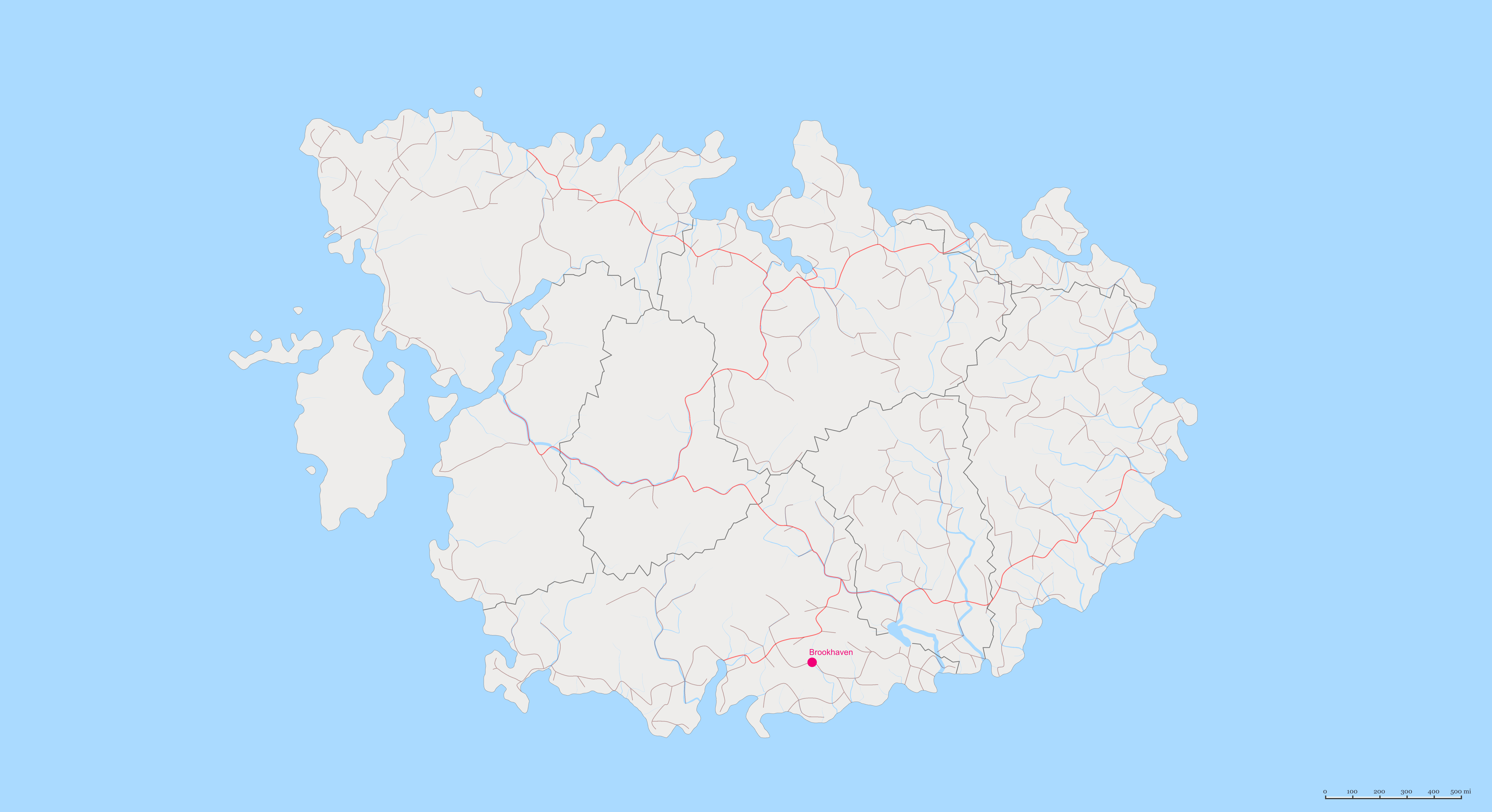 Havenloft Road and Trails map